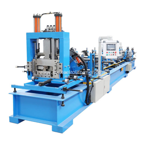 full auto cuz channel roller forming machine pre punching